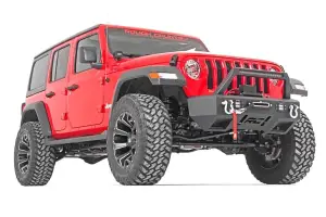 Rough Country - 79540 | Rough Country 3.5 Inch Lift Kit, 4 Door For Jeep Wrangler Unlimited 4WD | M1 Monotube Shocks - Image 6
