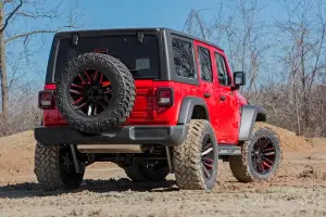 Rough Country - 79570 | Rough Country 3.5 Inch Lift Kit, 4 Door For Jeep Wrangler Unlimited 4WD | V2 Monotube Shocks - Image 4