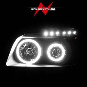 Anzo USA - 111120 | Anzo USA Projector Headlights w/ RX Halo Black (2006-2008 Rav4) - Image 6