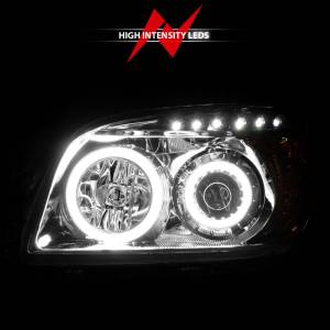 Anzo USA - 111121 | Anzo USA Projector Headlights w/ RX Halo Chrome (2006-2008 Rav4) - Image 5