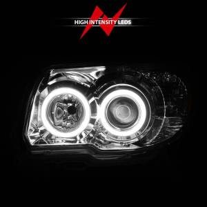 Anzo USA - 111321 | Anzo USA Projector Headlights w/ Halo Chrome (2006-2009 4 Runner) - Image 5