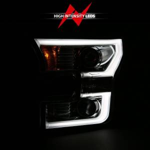 Anzo USA - 111358 | Anzo USA Projector Headlights w/ Plank Style Switchback Chrome (2015-2017 F150 Pickup) - Image 5