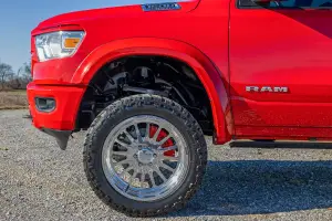 Rough Country - S-C12210-G7C | Rough Country Sport Fender Flares For Chevy Silverado 1500 2WD/4WD | Red Hot - Image 11