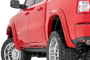 Rough Country - S-C12210-G7C | Rough Country Sport Fender Flares For Chevy Silverado 1500 2WD/4WD | Red Hot - Image 2