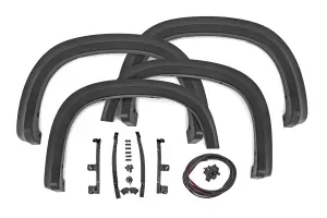 S-C12210 | Rough Country Sport Fender Flares For Chevy Silverado 1500 2WD/4WD | Flat Black