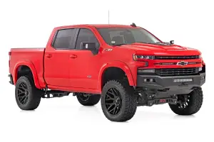 Rough Country - S-C12210 | Rough Country Sport Fender Flares For Chevy Silverado 1500 2WD/4WD | Flat Black - Image 2