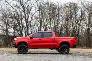 Rough Country - S-C12210 | Rough Country Sport Fender Flares For Chevy Silverado 1500 2WD/4WD | Flat Black - Image 6