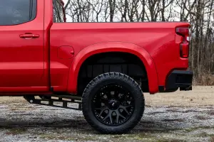 Rough Country - S-C12210 | Rough Country Sport Fender Flares For Chevy Silverado 1500 2WD/4WD | Flat Black - Image 7
