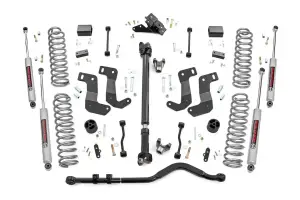 94130 | Rough Country 3.5 Inch Lift Kit, 2 Door For Jeep Wrangler JL Rubicon 4WD | Premium N3 Shocks