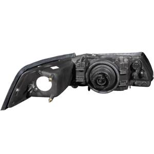 Anzo USA - 121040 | Anzo USA Crystal Headlights Black (1999-2004 Mustang) - Image 1