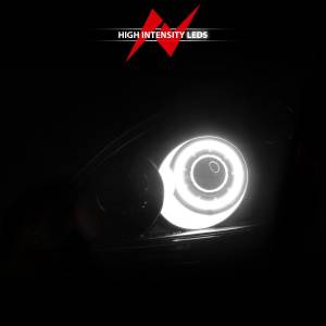 Anzo USA - 121102 | Anzo USA Projector Headlights w/ Halo Black (2004-2007 Lancer) - Image 5