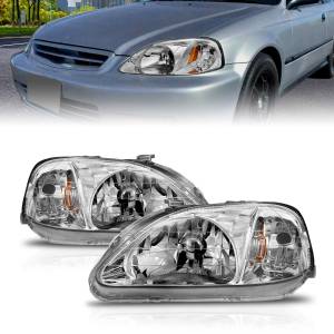 Anzo USA - 121179 | Anzo USA Crystal Headlights Chrome (1999-2000 Civic) - Image 5