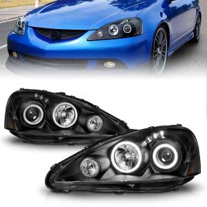 Anzo USA - 121197 | Anzo USA Projector Headlights w/ Halo Black (2005-2006 RSX) - Image 6