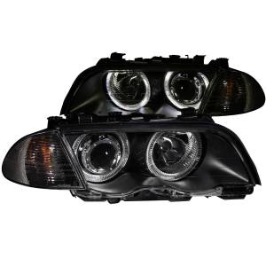 Anzo USA - 121261 | Anzo USA Projector Headlights w/ Halo Black (1999-2001 3 Series E46) - Image 2