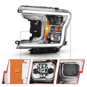 Anzo USA - 111468 | Anzo USA Projector Plank Style Chrome (2018-2020 F150 Pickup) - Image 2