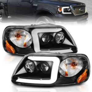 Anzo USA - 111503 | Anzo USA Projector Headlights w/ Light Bar Black Housing (1997-2003 F150 | 1997-2002 Expedition) - Image 6