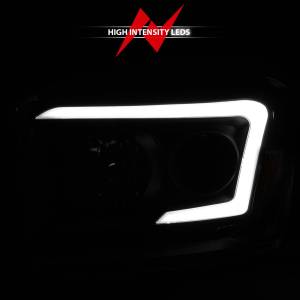 Anzo USA - 111524 | Anzo USA Crystal Headlight W/ Light Bar Black Housing Clear Lens (2006-2008 Ram 1500 | 2006-2009 Ram 2500, 3500) - Image 5