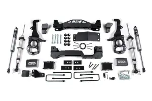 BDS1579FSR | BDS Suspension 6 Inch Lift Kit With Fox 2.0 Struts For Ford F-150 4WD | Rear 4 Inch Block Kit