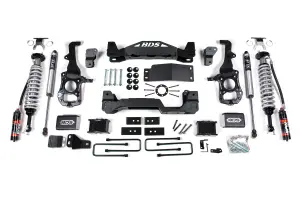 BDS1579FPE | BDS Suspension 6 Inch Lift Kit With Fox 2.5 Performance Elite Coil-overs For Ford F-150 4WD | Rear 5 Inch Block Kit, Rear Fox 2.0 Performance Series Shock