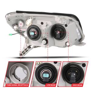 Anzo USA - 111616 | Anzo USA LED Bar Projector Black Headlight (2006-2009 4runner) - Image 3