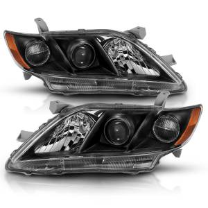 Anzo USA - 121539 | Anzo USA Projector Headlight Black (2007-2009 Camry) - Image 1
