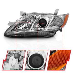 Anzo USA - 121551 | Anzo USA Projector Headlight Chrome (2007-2009 Camry) - Image 2
