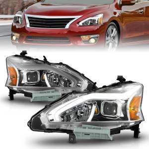 Anzo USA - 121570 | Anzo USA Projector Headlights w/ Light Bar Chrome Housing (2013-2015 Altima 4dr) - Image 6