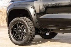 Rough Country - F-C12311-GBA | Rough Country Pocket Fender Flares For Chevrolet Colorado | Black - Image 9