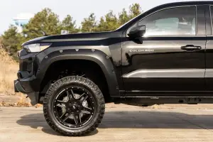 Rough Country - F-C12311-GBA | Rough Country Pocket Fender Flares For Chevrolet Colorado | Black - Image 6