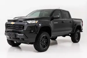 Rough Country - F-C12311-GBA | Rough Country Pocket Fender Flares For Chevrolet Colorado | Black - Image 4