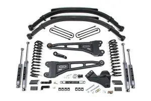 BDS2208H | BDS Suspension 5 Inch Lift Kit With Radius Arm For Ford F-250 / F-350 Super Duty 4WD | Diesel | Rear Lift Leaf Springs, NX2 Nitro Series Shocks