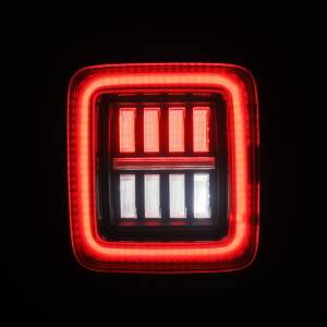 AlphaREX - 602010 | AlphaRex NOVA-Series Prismatic LED Tail Lights For Jeep Wrangler JL (2018+) | Alpha-Black - Image 7