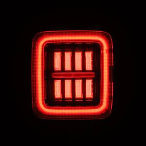 AlphaREX - 602010 | AlphaRex NOVA-Series Prismatic LED Tail Lights For Jeep Wrangler JL (2018+) | Alpha-Black - Image 6