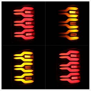 AlphaREX - 620030 | AlphaRex LUXX-Series LED Tail Lights For Chevrolet Silverado 1500 / Silverado 2500 HD & 3500 HD / GMC Sierra 3500 HD Dually | Black - Image 7