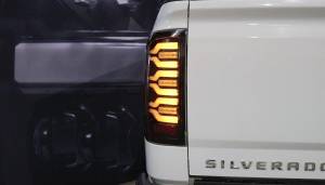 AlphaREX - 620030 | AlphaRex LUXX-Series LED Tail Lights For Chevrolet Silverado 1500 / Silverado 2500 HD & 3500 HD / GMC Sierra 3500 HD Dually | Black - Image 12