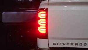 AlphaREX - 620030 | AlphaRex LUXX-Series LED Tail Lights For Chevrolet Silverado 1500 / Silverado 2500 HD & 3500 HD / GMC Sierra 3500 HD Dually | Black - Image 13