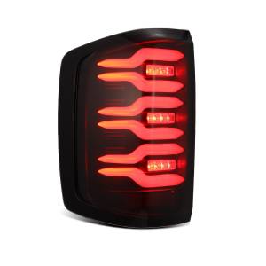 AlphaREX - 620030 | AlphaRex LUXX-Series LED Tail Lights For Chevrolet Silverado 1500 / Silverado 2500 HD & 3500 HD / GMC Sierra 3500 HD Dually | Black - Image 2