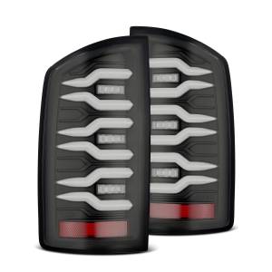 641010 | AlphaRex LUXX-Series LED Tail Lights For Dodge Ram 1500 (2002-2006) / 2500/3500 (2003-2006) | Black