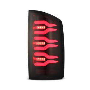 AlphaREX - 641060 | AlphaRex LUXX-Series LED Tail Lights For Dodge Ram 1500 (2007-2008) / Dodge Ram 2500/3500 (2007-2009) | Black Red - Image 2