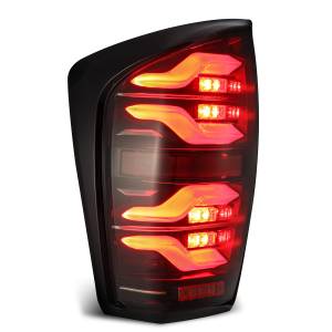 AlphaREX - 680000 | AlphaRex LUXX-Series LED Tail Lights For Toyota Tacoma (2016-2023) | Black-Red - Image 2
