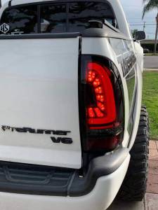 AlphaREX - 680030 | AlphaRex PRO-Series LED Tail Lights For Toyota Tacoma (2005-2015) | Jet Black - Image 12