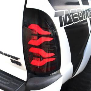 AlphaREX - 680060 | AlphaRex LUXX-Series LED Tail Lights For Toyota Tacoma (2005-2015) | Black - Image 3