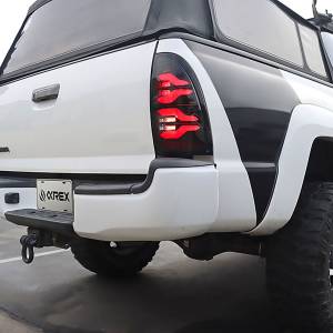 AlphaREX - 680060 | AlphaRex LUXX-Series LED Tail Lights For Toyota Tacoma (2005-2015) | Black - Image 2