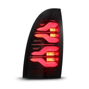 AlphaREX - 680070 | AlphaRex LUXX-Series LED Tail Lights For Toyota Tacoma (2005-2015) | Black-Red - Image 2