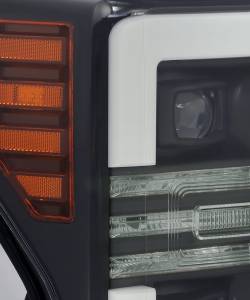 AlphaREX - 880106 | AlphaRex PRO-Series Halogen Projector Headlights For Ford F-250 / F-350 / F-450 / F-550 Super Duty (2017-2019) | Black - Image 2