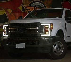 AlphaREX - 880107 | AlphaRex PRO-Series Halogen Projector Headlights For Ford F-250 / F-350 / F-450 / F-550 Super Duty (2017-2019) | Chrome - Image 5