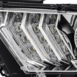 AlphaREX - 880111 | AlphaRex PRO-Series Halogen Projector Headlights For Ford Mustang (2010-2012) | Chrome - Image 3