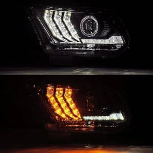 AlphaREX - 880115 | AlphaRex LUXX-Series LED Projector Headlights For Ford Mustang (2010-2012) | Black - Image 4