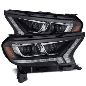 880120 | AlphaRex PRO-Series Halogen Projector Headlights For Ford Ranger | Black