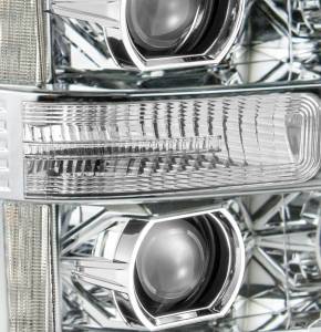 AlphaREX - 880141 | AlphaRex PRO-Series Halogen Projector Headlights For Ford F-250 / F-350 / F-450 / F-550 Super Duty (2011-2016) | Chrome - Image 3